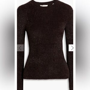 VINCE.
Brushed knitted and tinsel sweater
